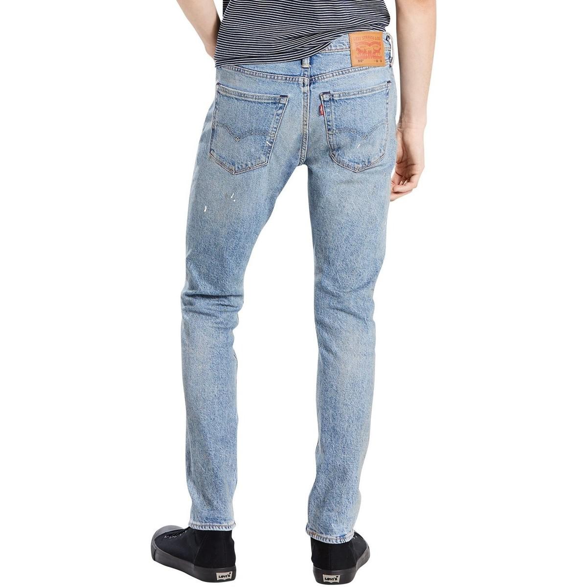 Levi's Denim Levis Men's 512 Slim Taper Fit Jeans, Blue Men's Jeans In ...