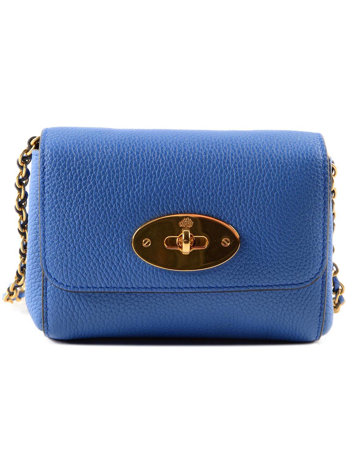 Mulberry Mini Lily in Blue Lyst