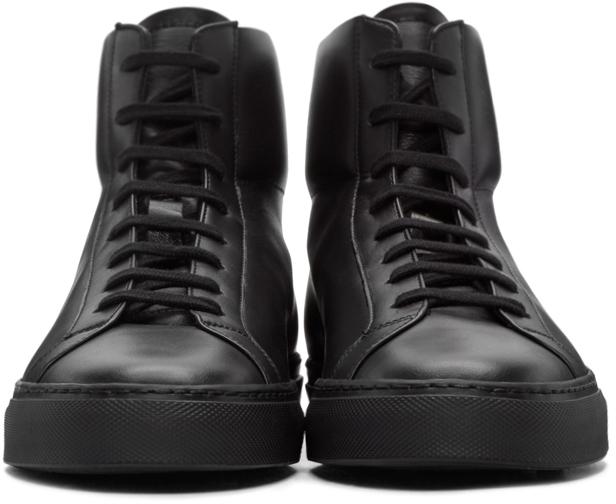 black high top common projects