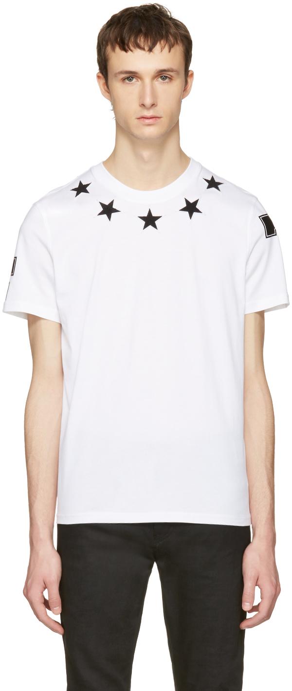 Gowns fashion givenchy t shirt white stars size chart conversion ...