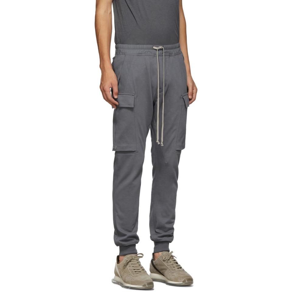 rick owens cargo jog pants