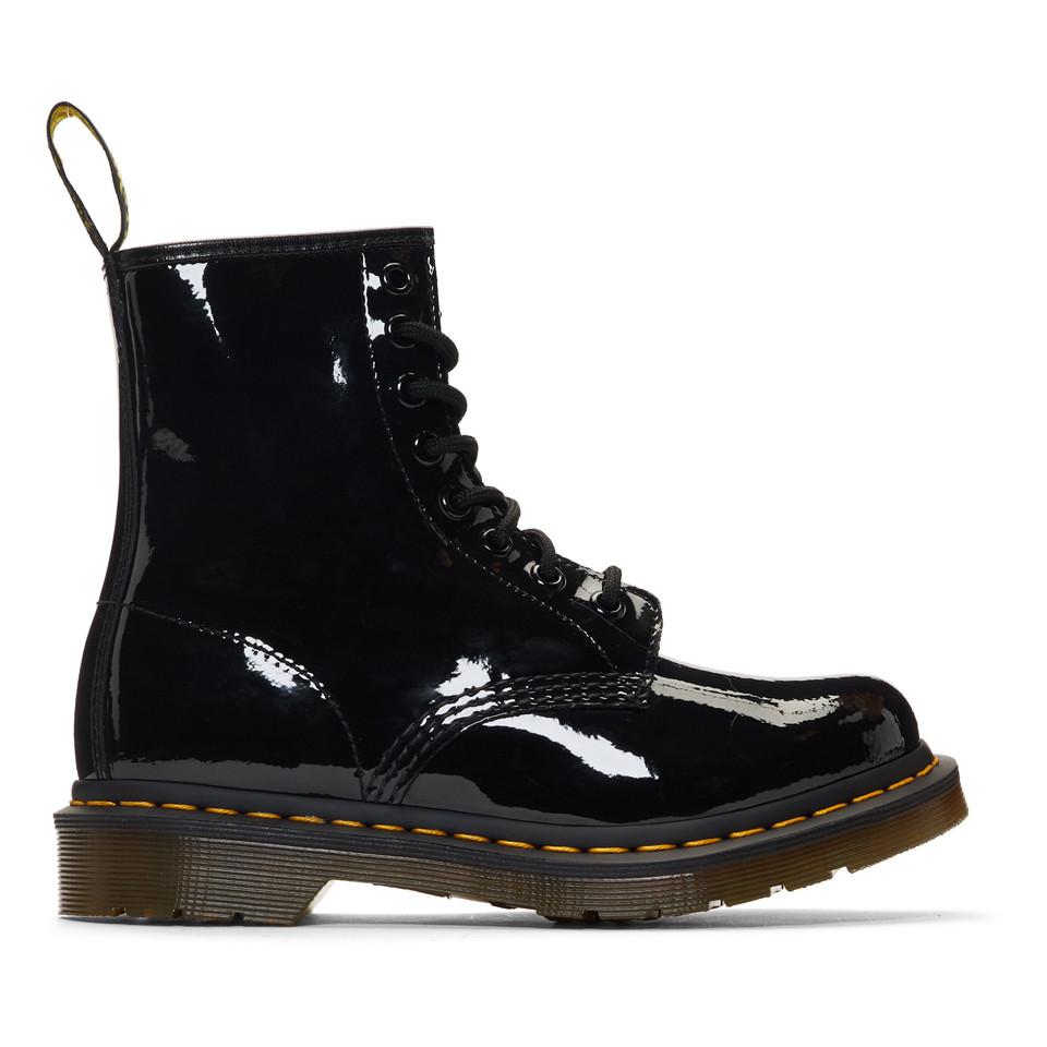 Lyst - Dr. Martens Black Patent 1460 Boots in Black - Save 13. ...