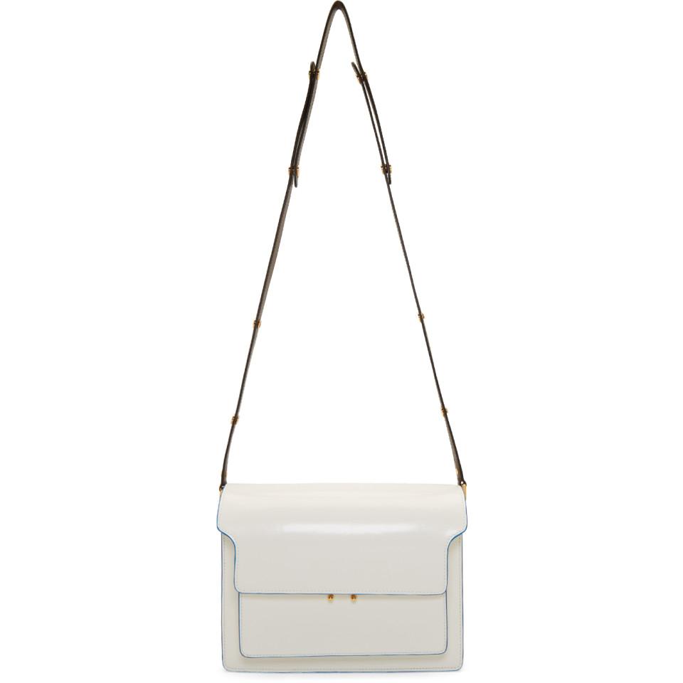 marni trunk bag white