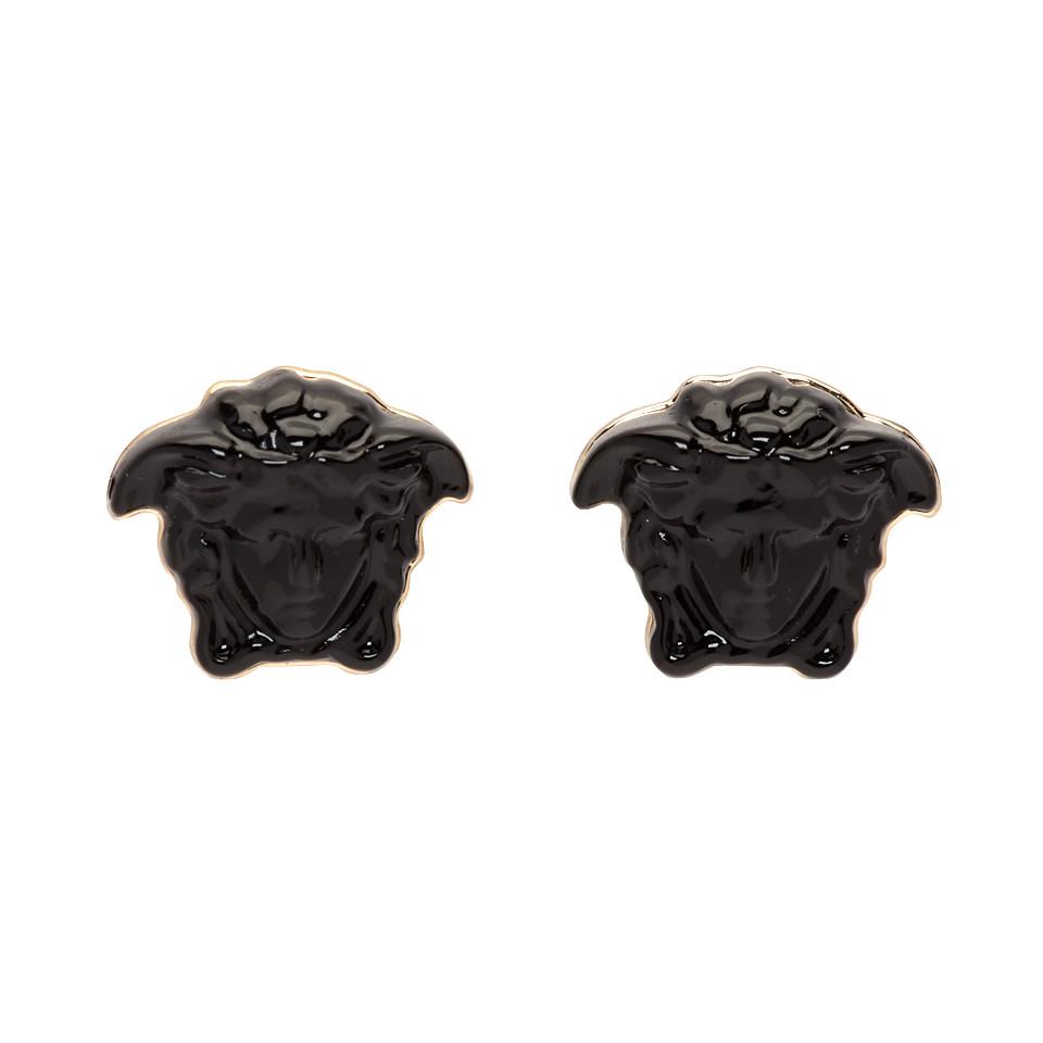 black versace earrings