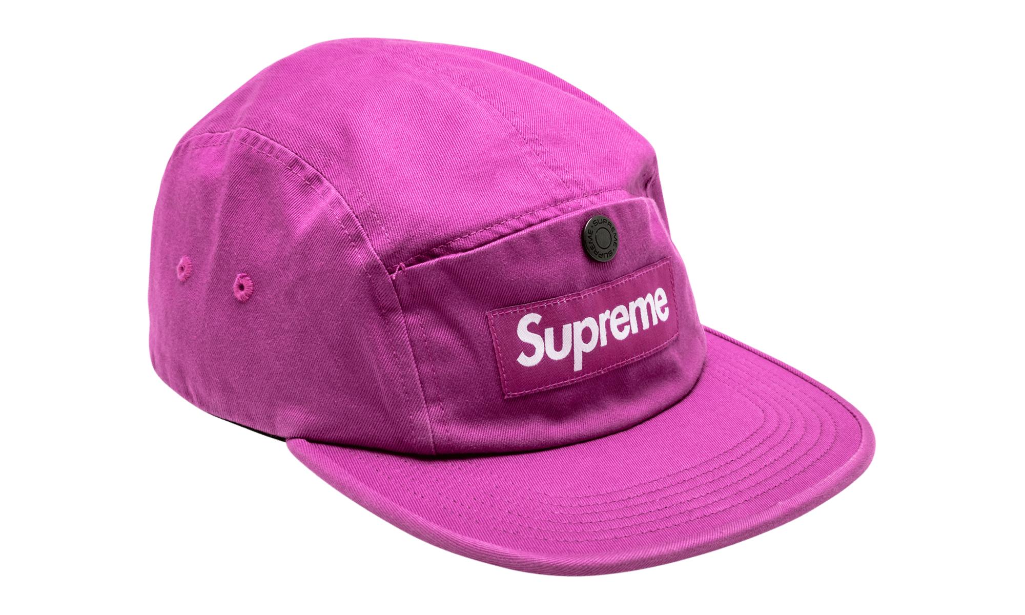 Supreme Snap Button Pocket Camp Cap in Purple - Lyst