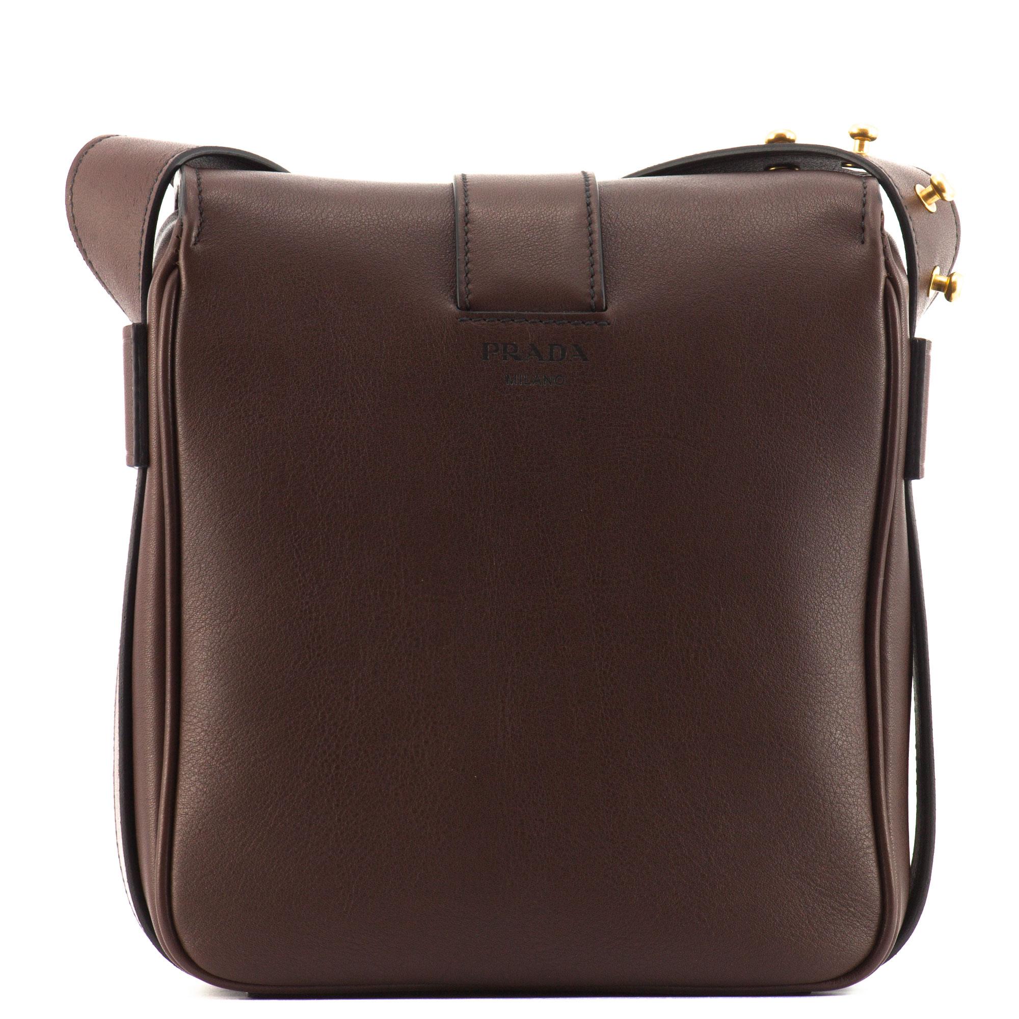 Prada Leather Shoulder Bag for Men - Lyst