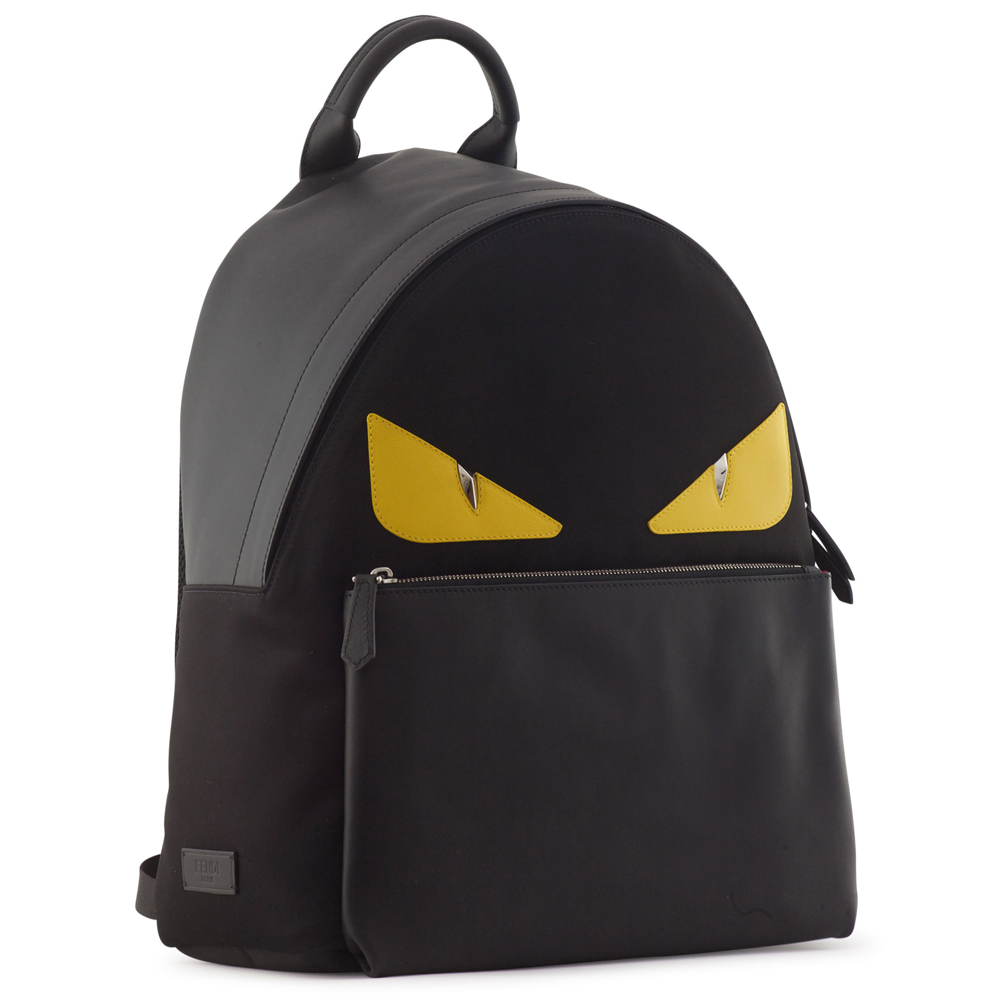 lyst fendi leather backpack in black lyst fendi leather backpack in black