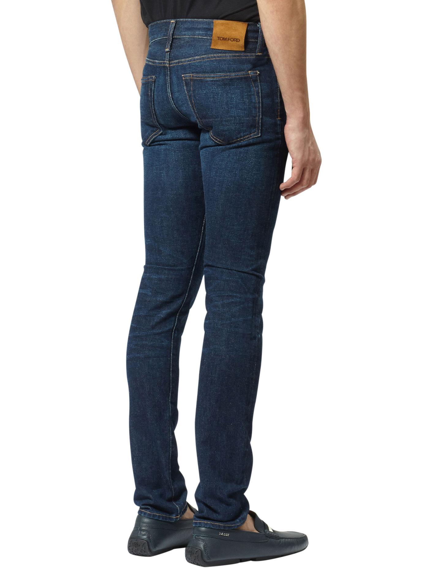 Lyst - Tom Ford Slim Fit Denim Jeans in Blue for Men