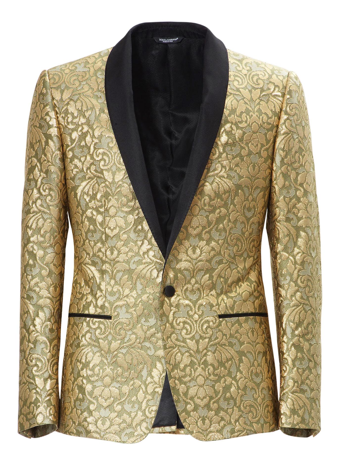 Lyst - Dolce & Gabbana Brocade Tuxedo Jacket in Metallic for Men