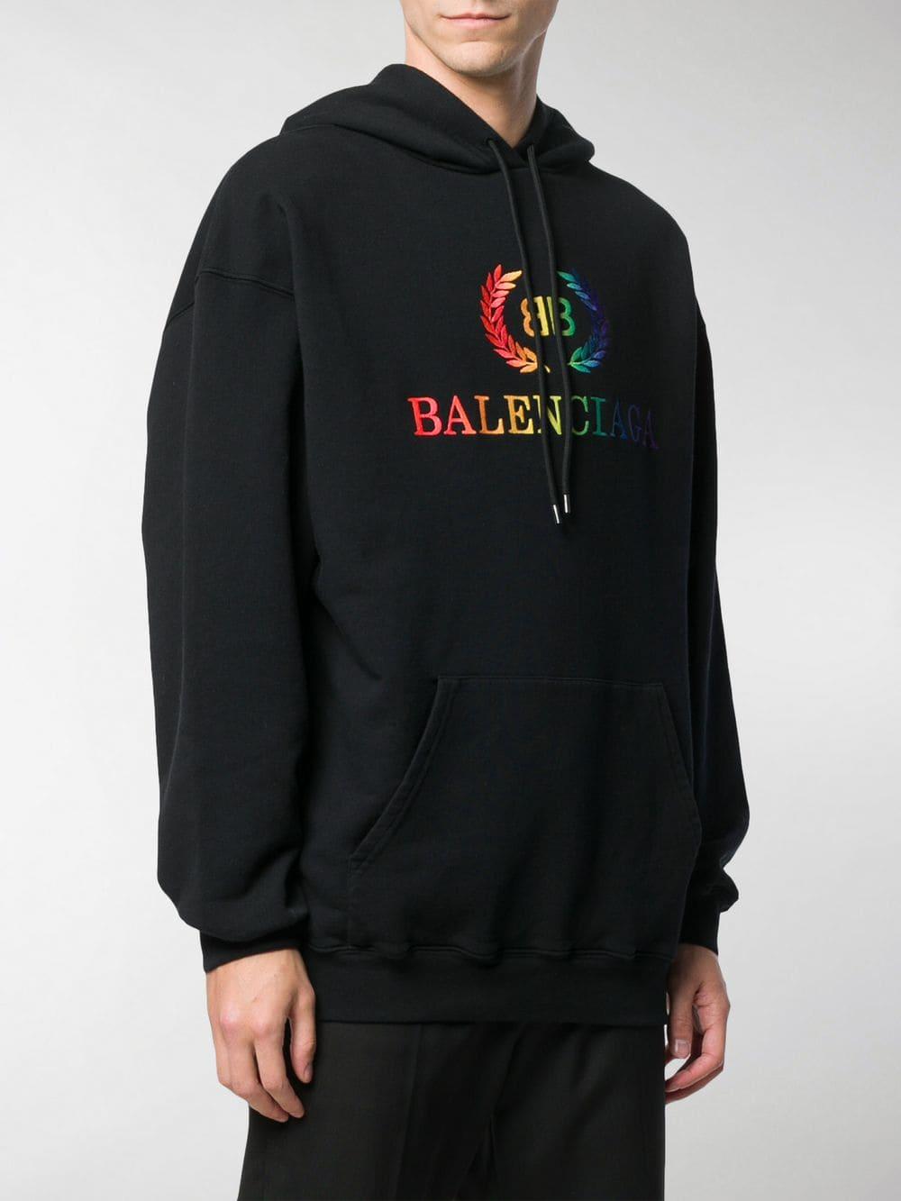 balenciaga hoodie bb logo