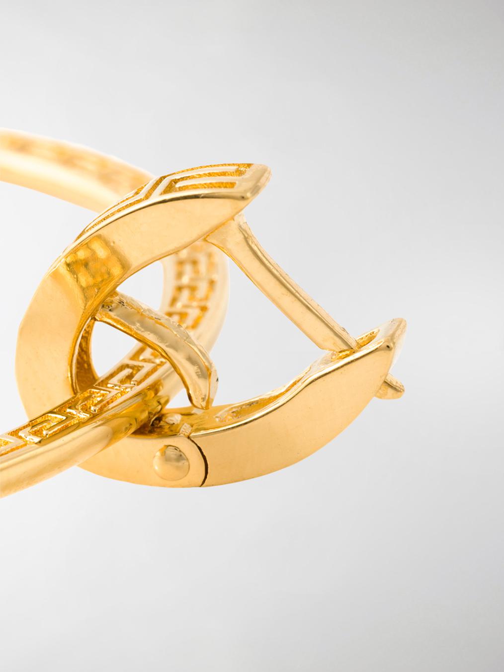 versace hoop earrings medusa