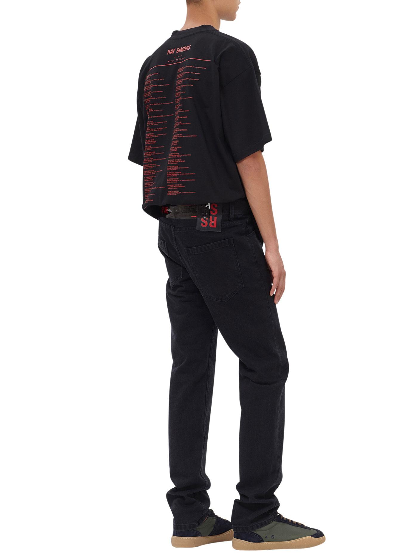Lyst Raf Simons Duct Tape Jeans in Black for Men