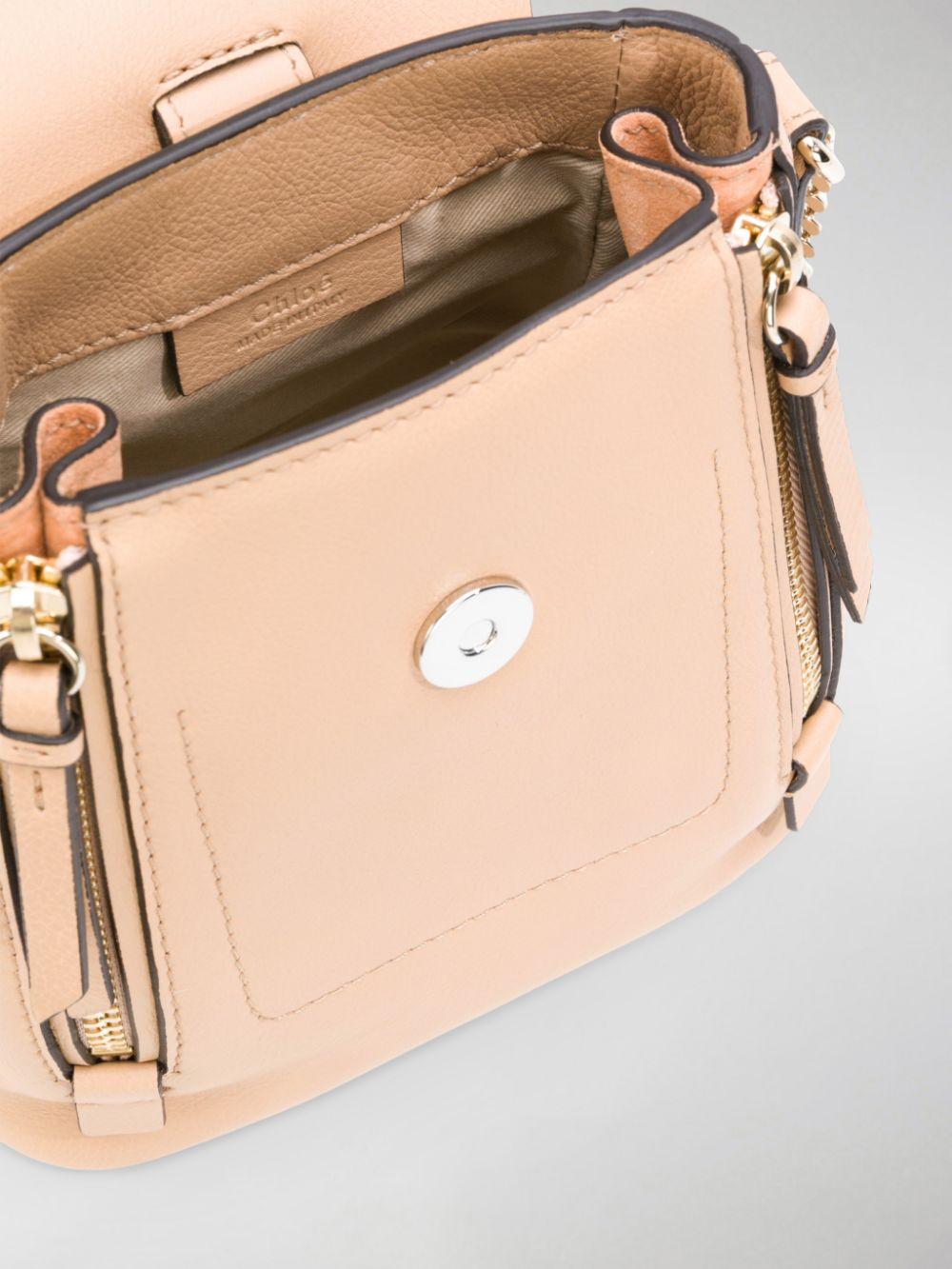 Chloé Faye Mini Backpack in Natural - Lyst