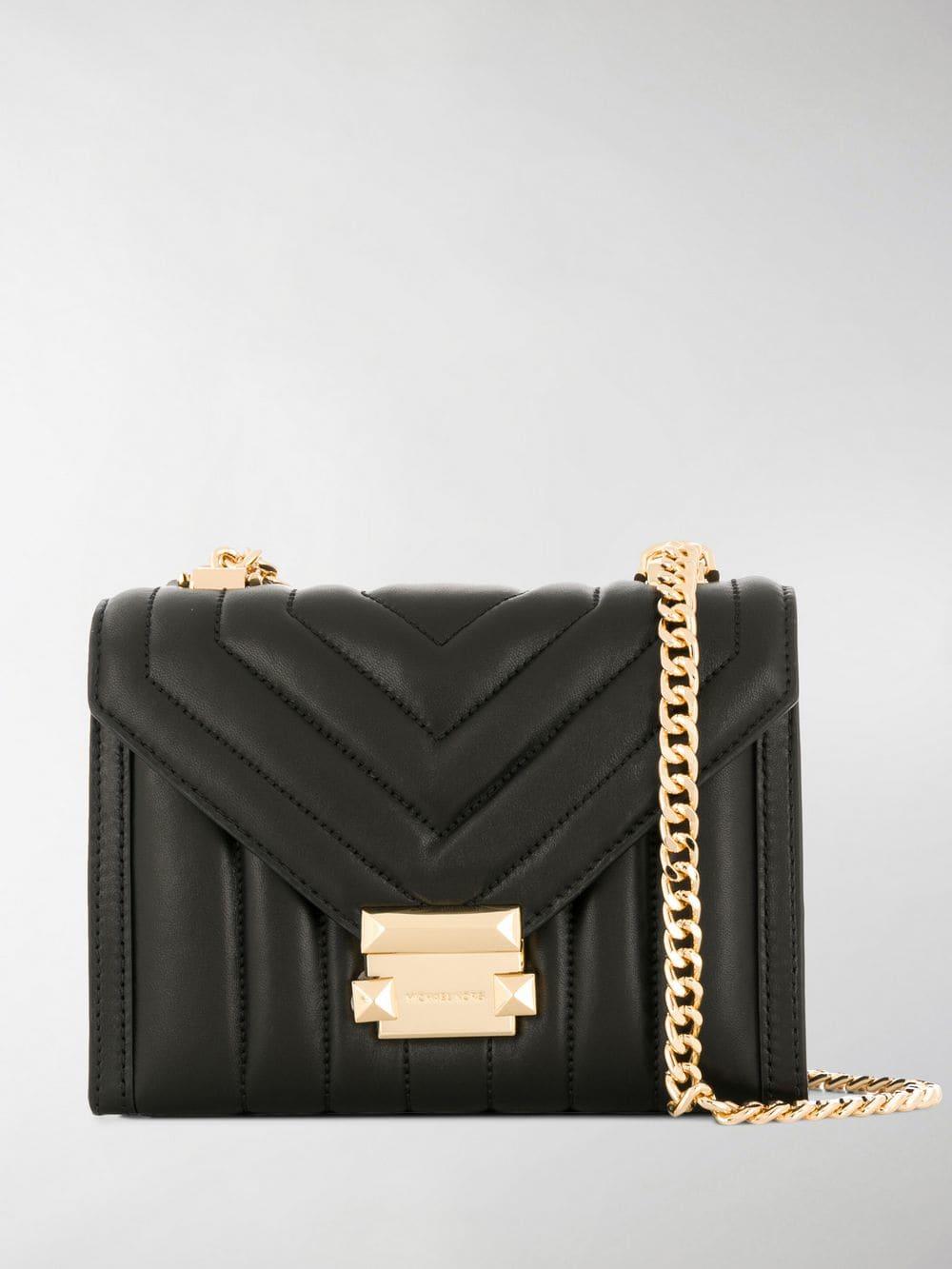 whitney studded shoulder bag