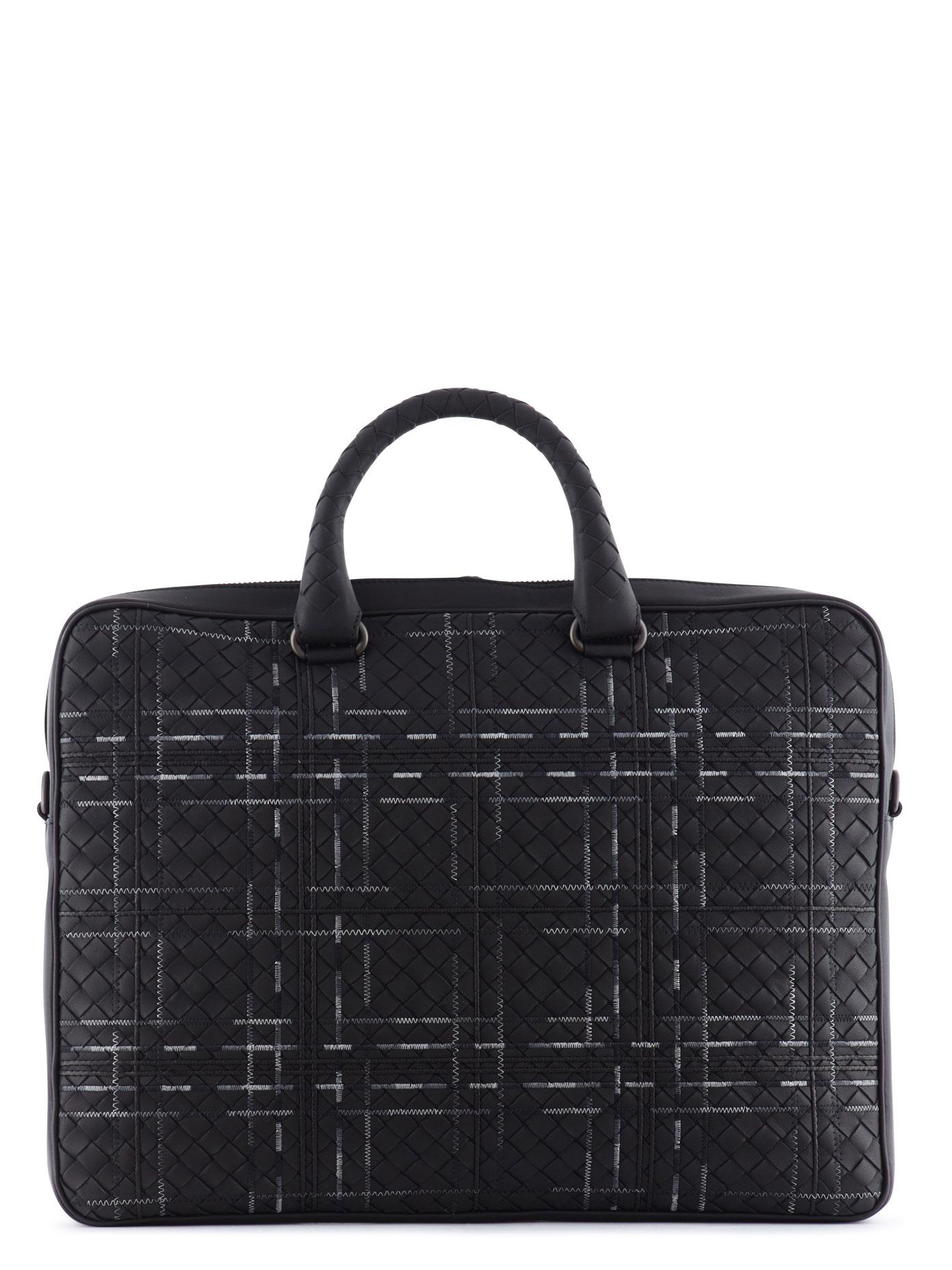 Lyst - Bottega Veneta Metropolis Briefcase in Black for Men