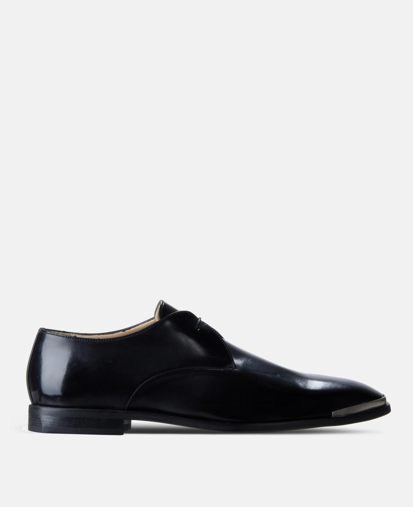 Lyst - Stella Mccartney Black Eco Oxford Shoes in Black for Men