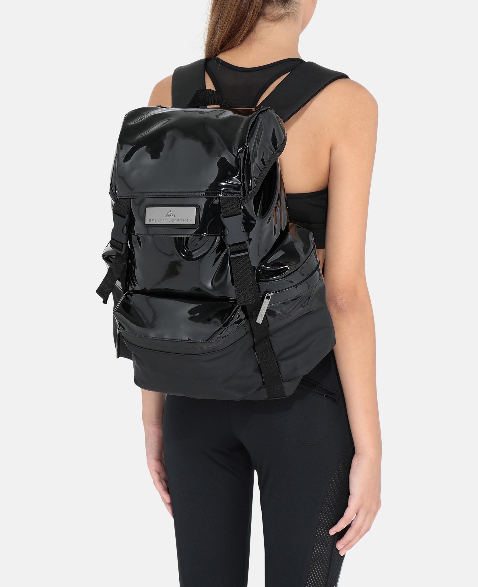 adidas By Stella McCartney Synthetic Black Backpack - Lyst
