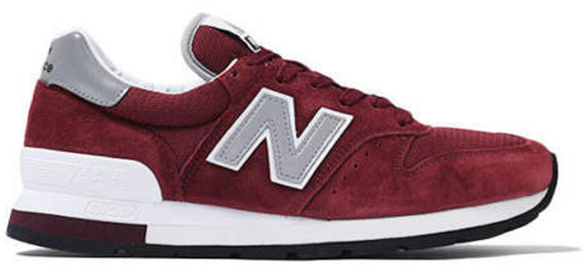 New Balance 995 Burgundy Silver for Men - Lyst