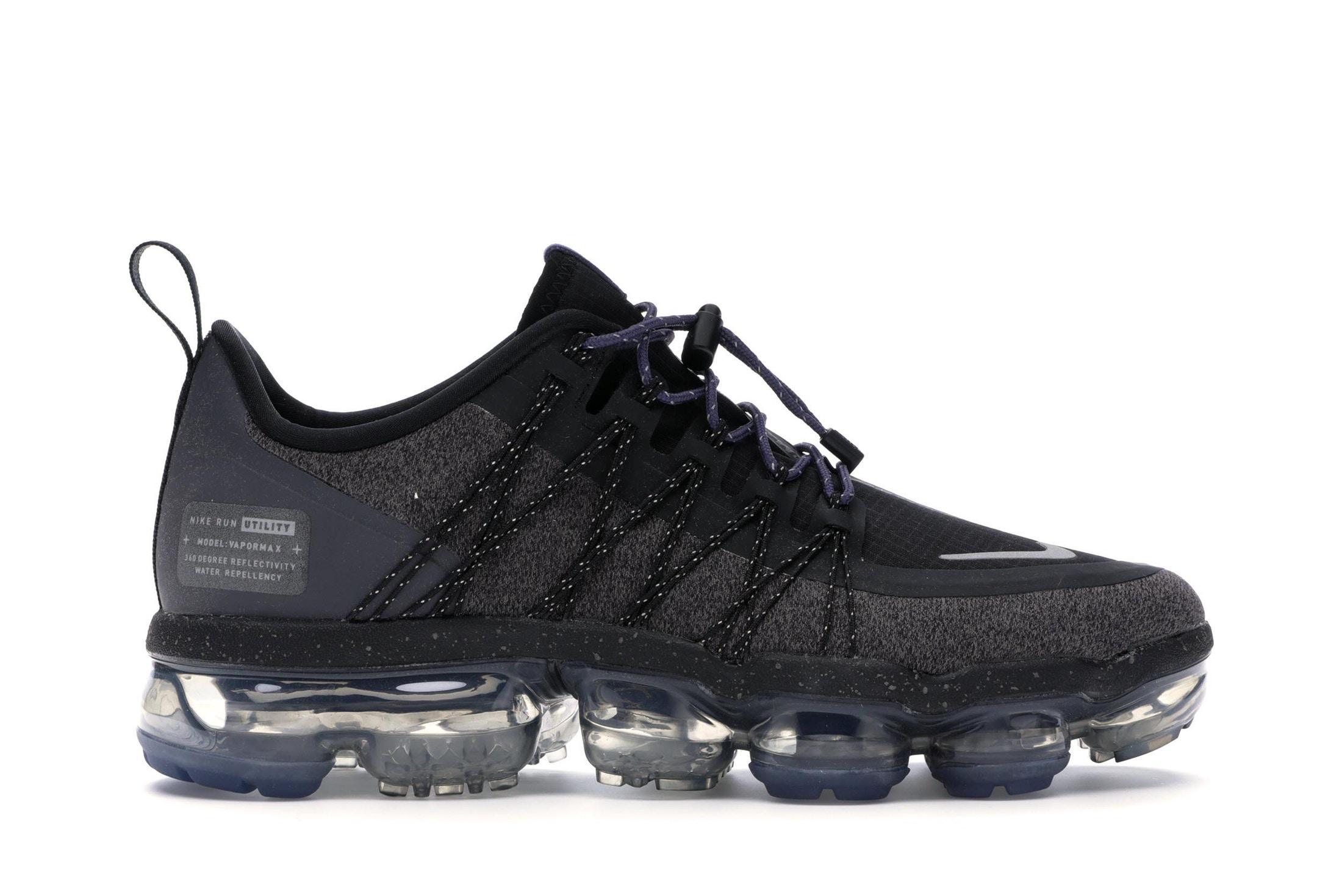 nike air vapormax run utility black reflect silver