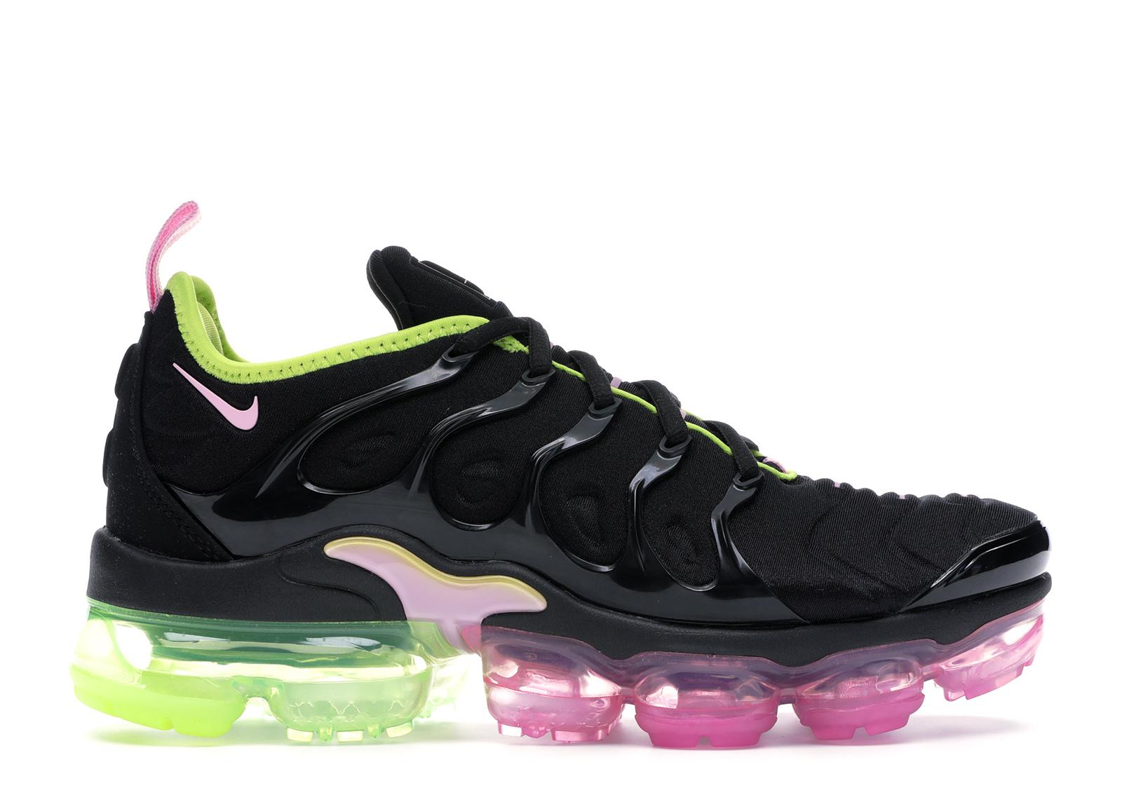 vapormax womens pink and black