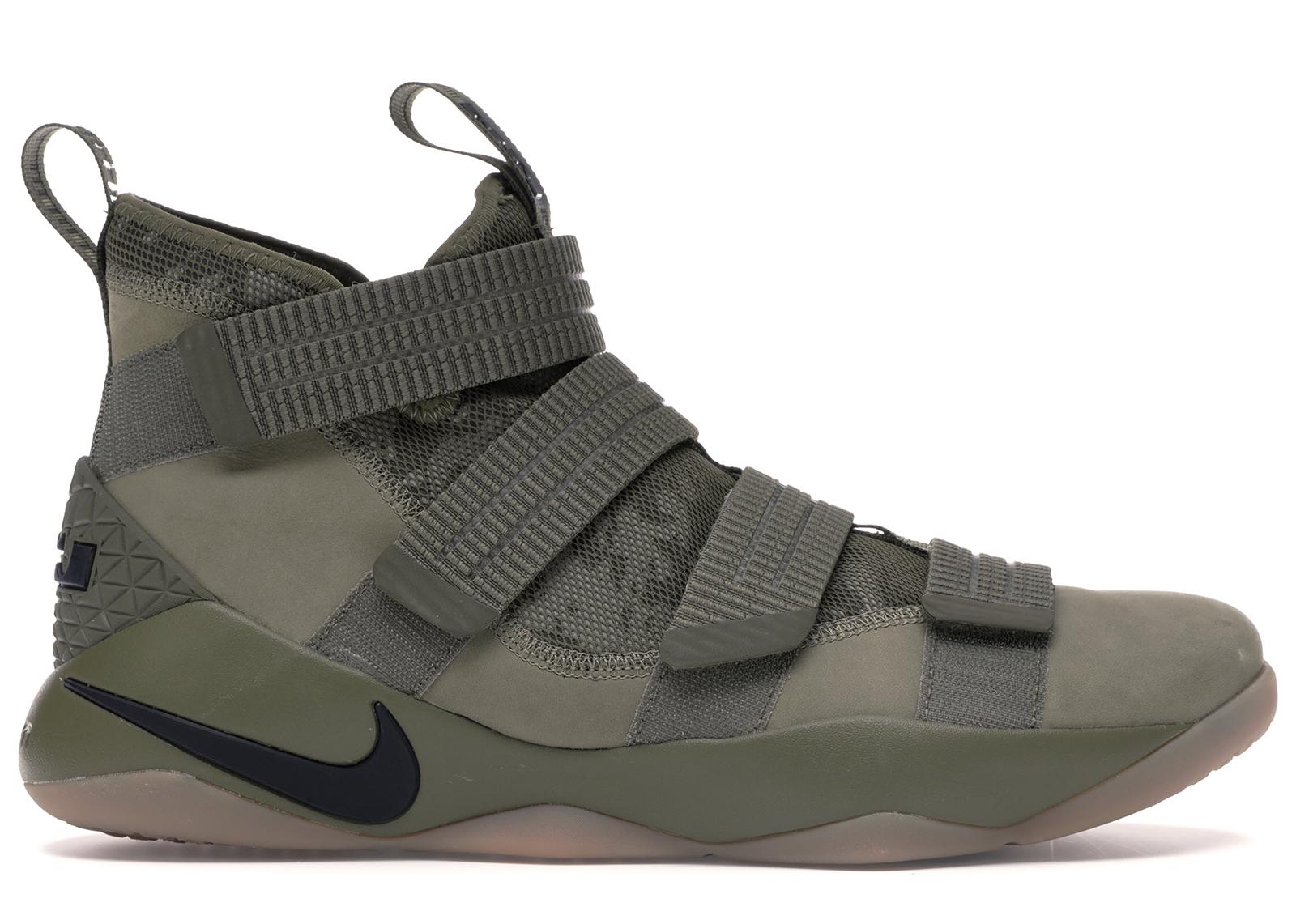 Nike Lebron Zoom Soldier 11 Olive Camo in Black for Men - Lyst