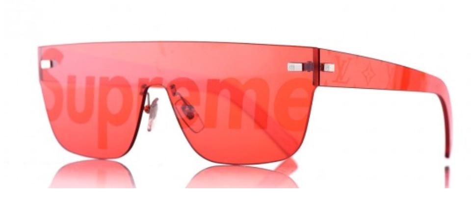 Supreme X Louis Vuitton City Mask Sp Sunglasses Red in Red for Men - Lyst