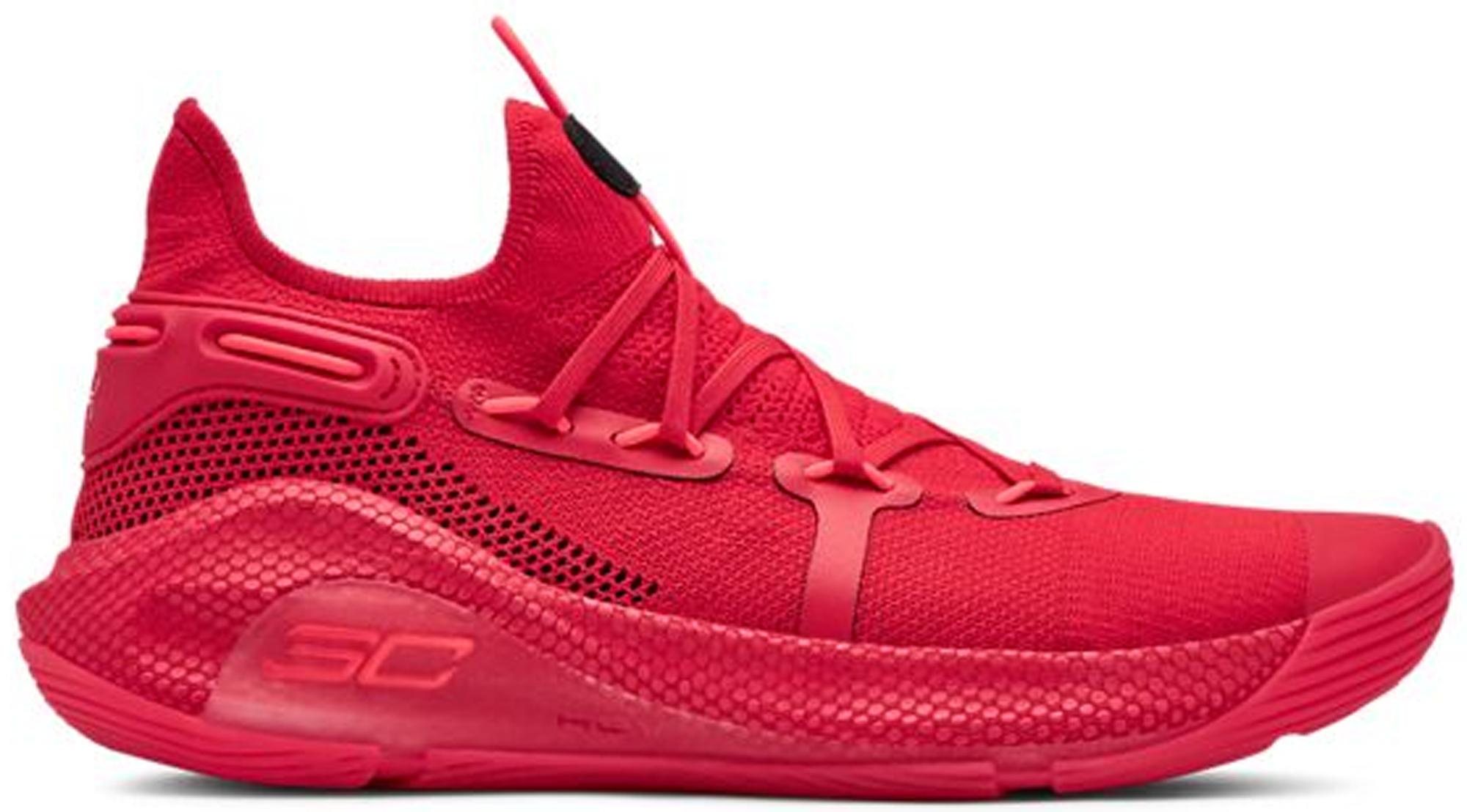 Under Armour Curry 6 Red for Men Lyst