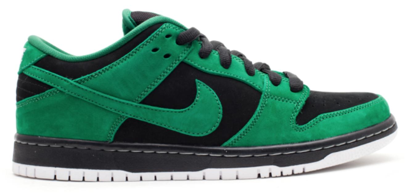 nike sb dunk low pine green