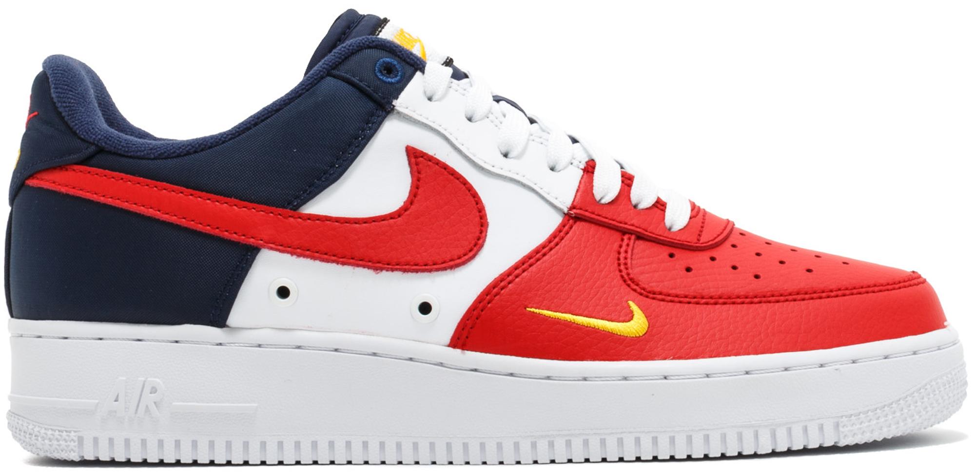 nike air force 1 low independence day red