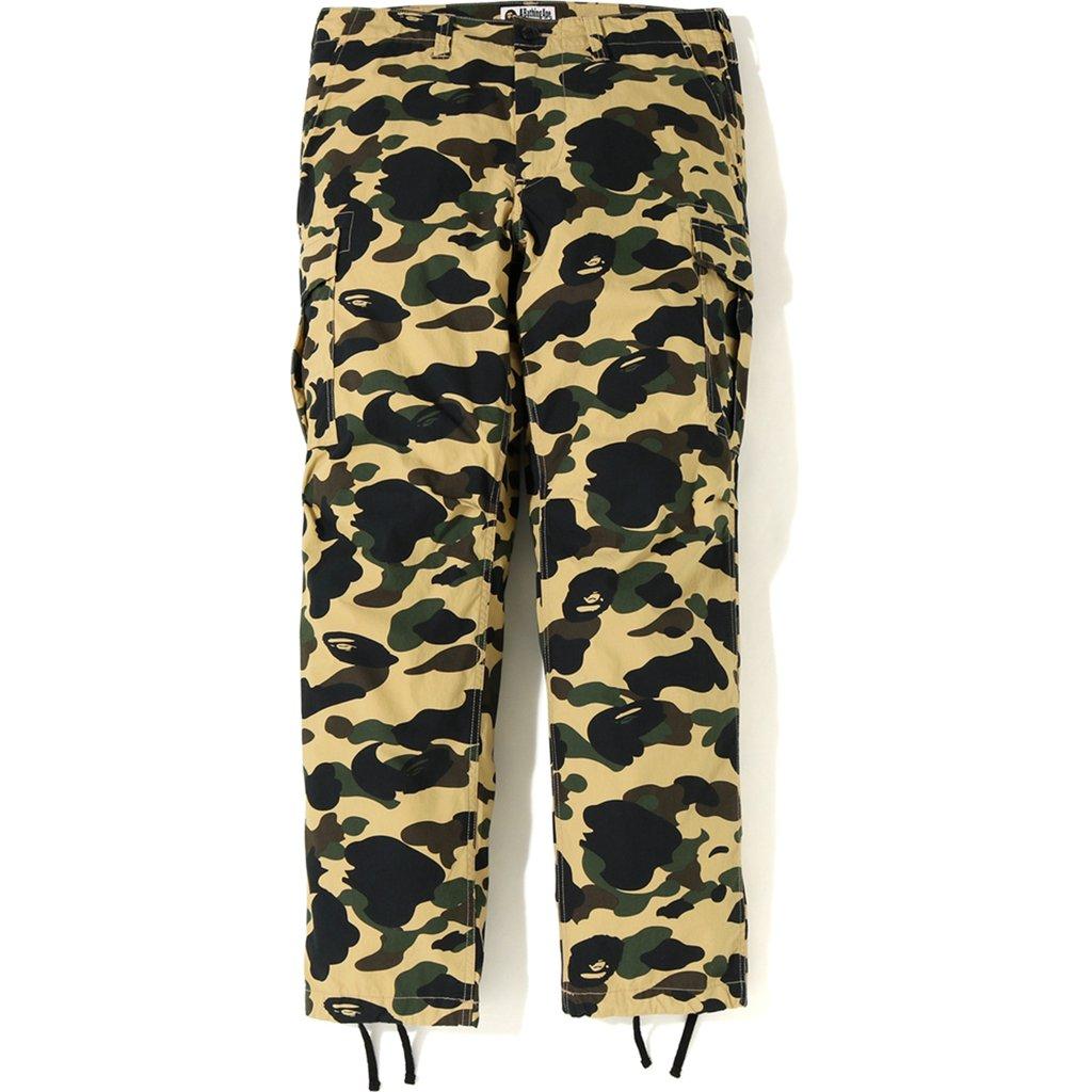 A Bathing Ape 1st Camo 6 Pocket Pants (ss19) Yellow for Men - Lyst