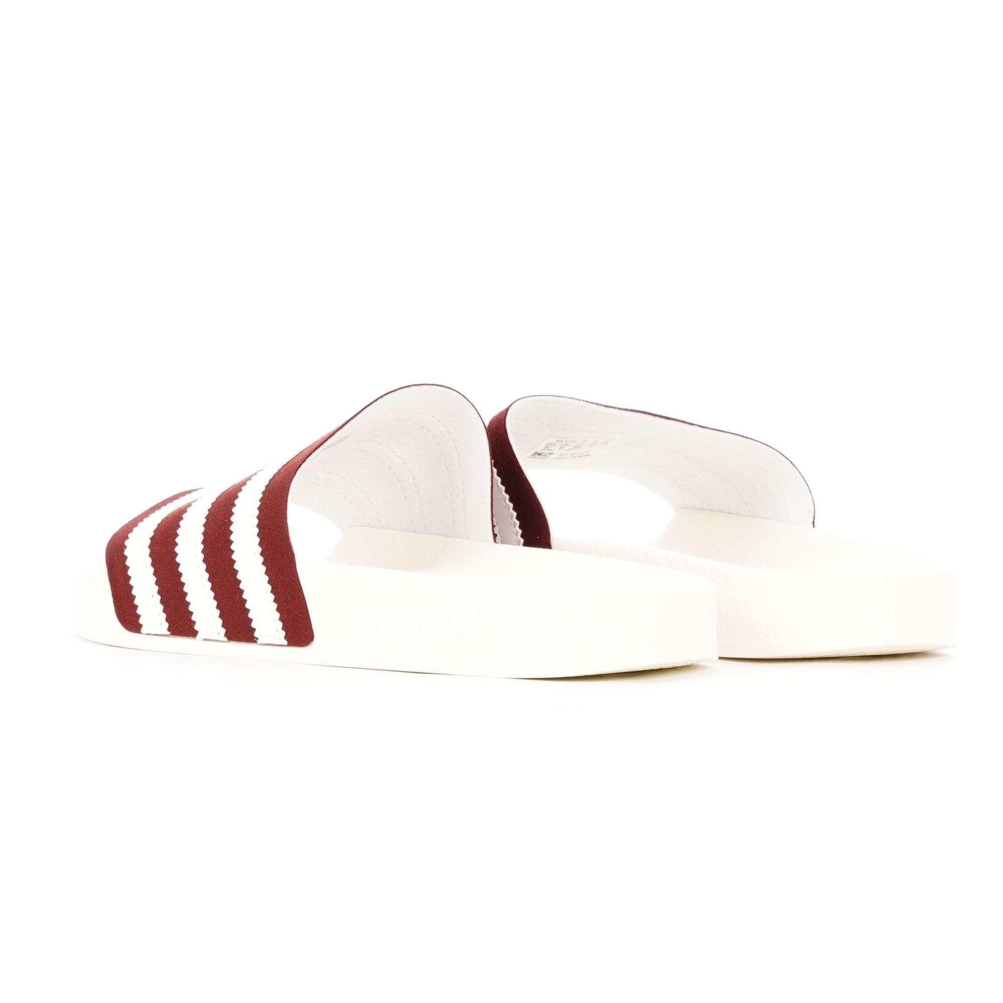 adilette collegiate burgundy