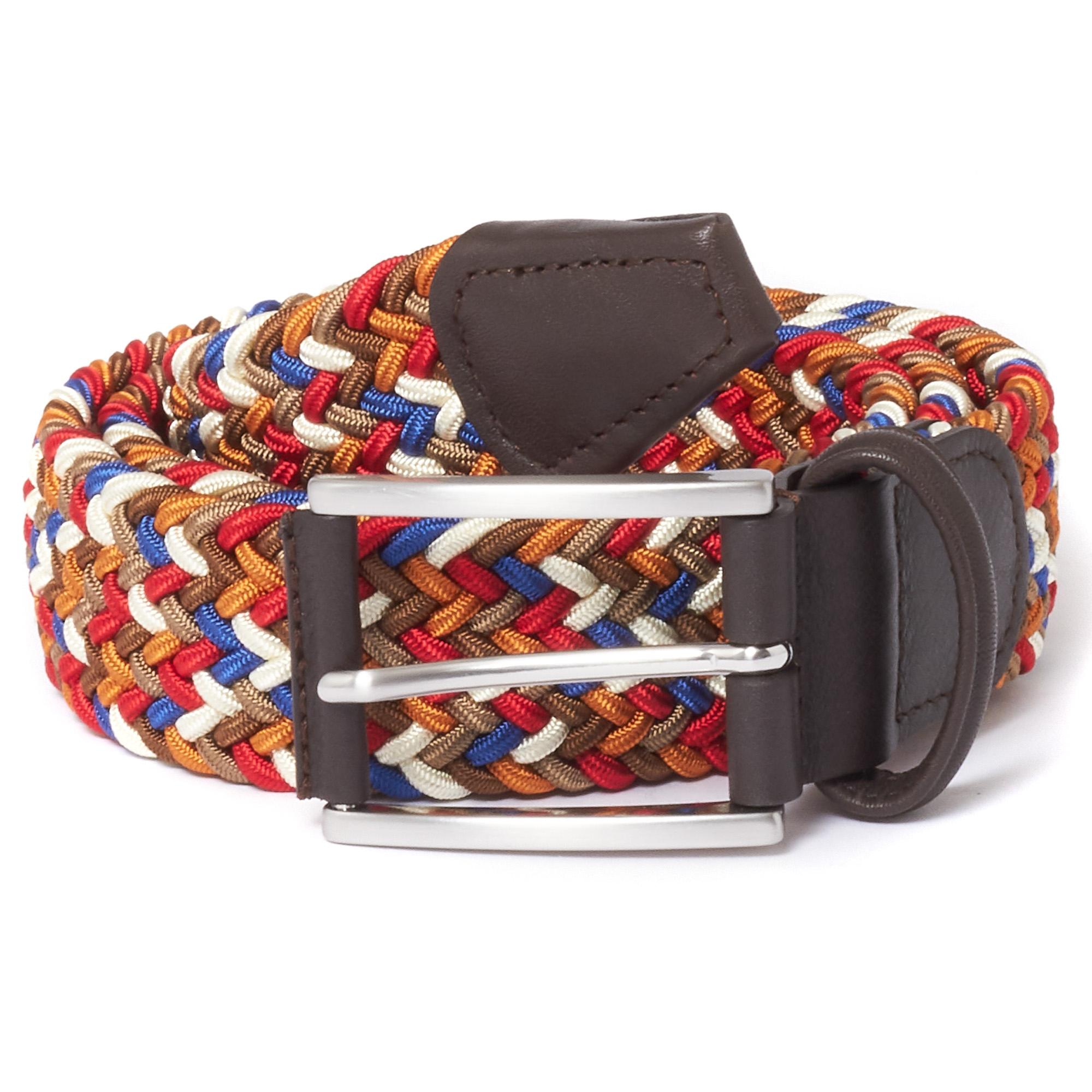 Lyst - Andersons Anderson's Woven Multi Brown Belt Af2949 in Gray for ...
