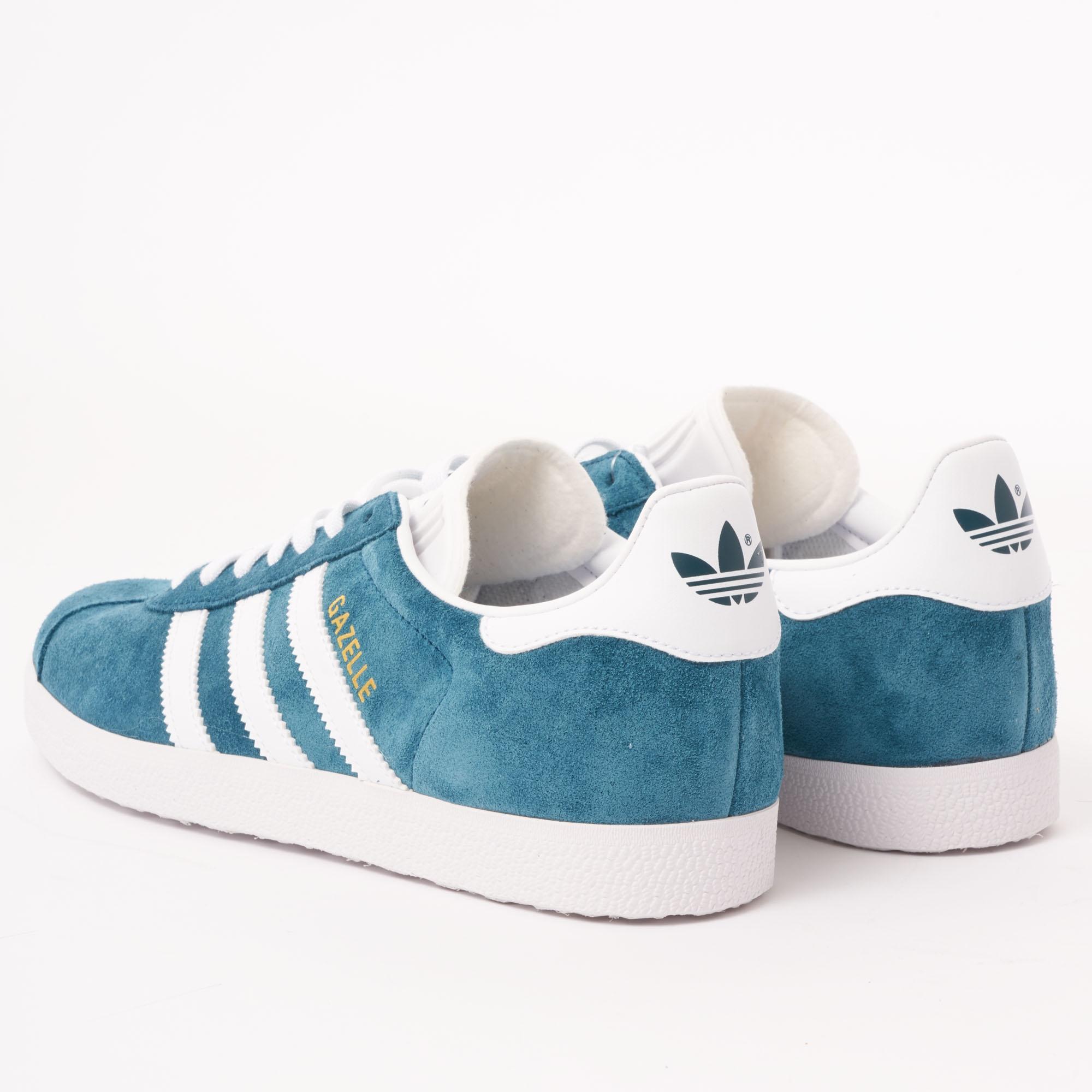 Lyst - Adidas Originals Gazelle - Petrol Night & Ftw White in Blue for Men