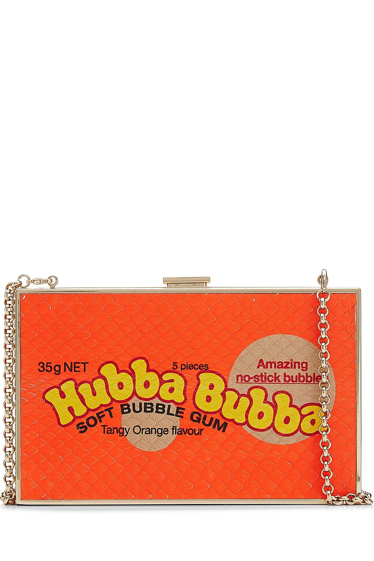 Anya Hindmarch Imperial Hubba Bubba Python Skin Clutch in