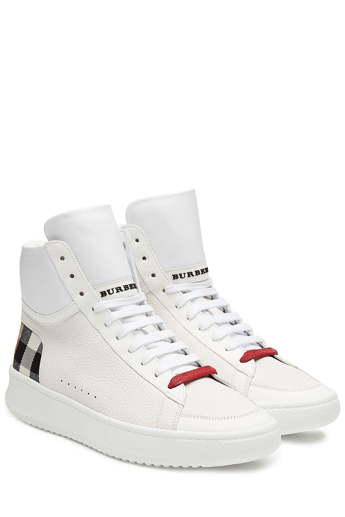 Burberry Leather High Top Sneakers for Men | Lyst1200 x 1800
