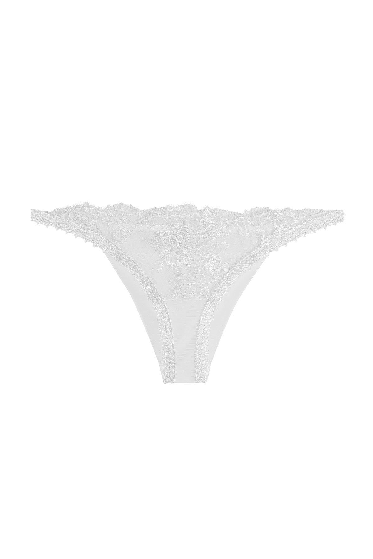 Lyst - La Perla Lace Panties in White