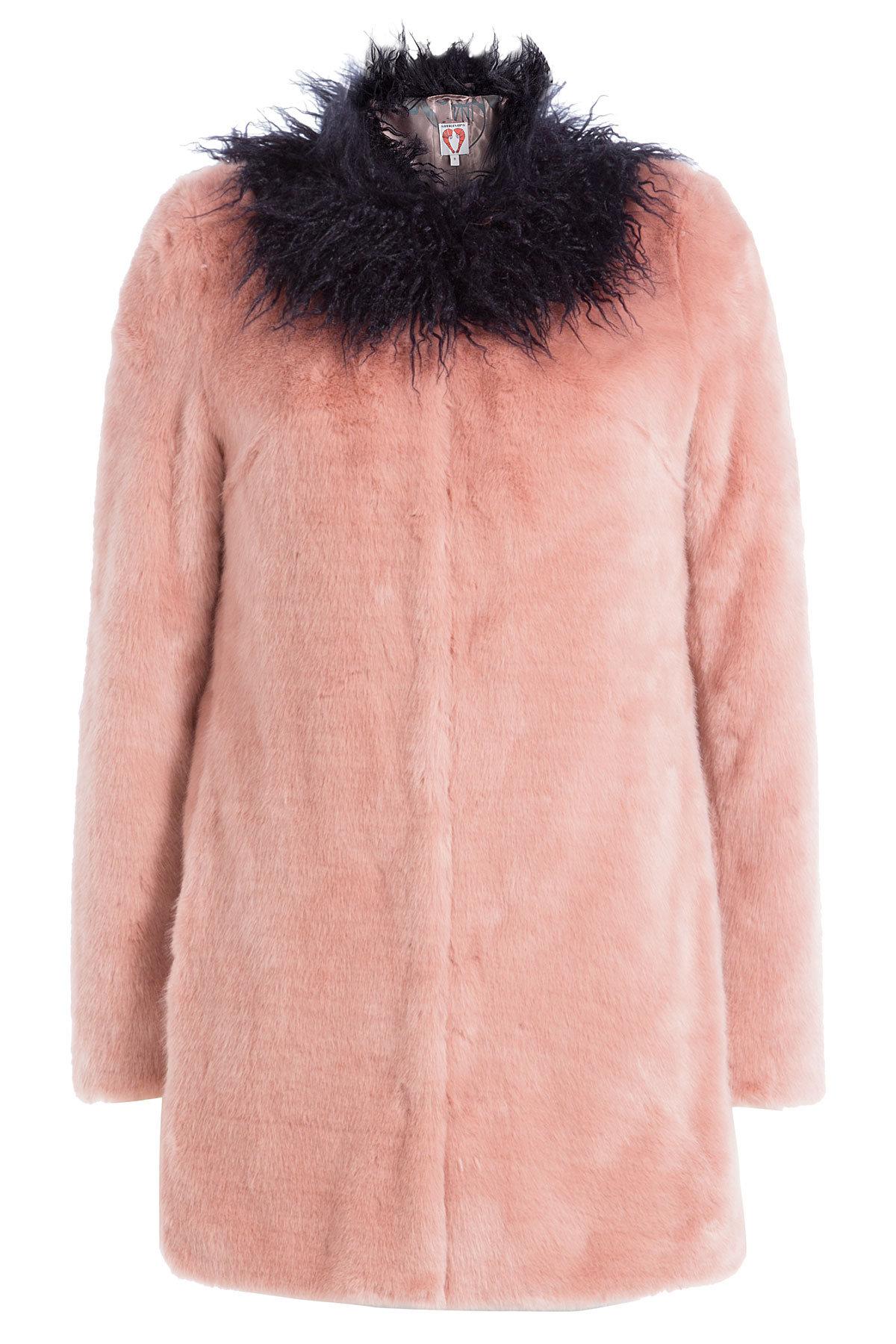 Lyst - Shrimps Faux Fur Coat in Pink