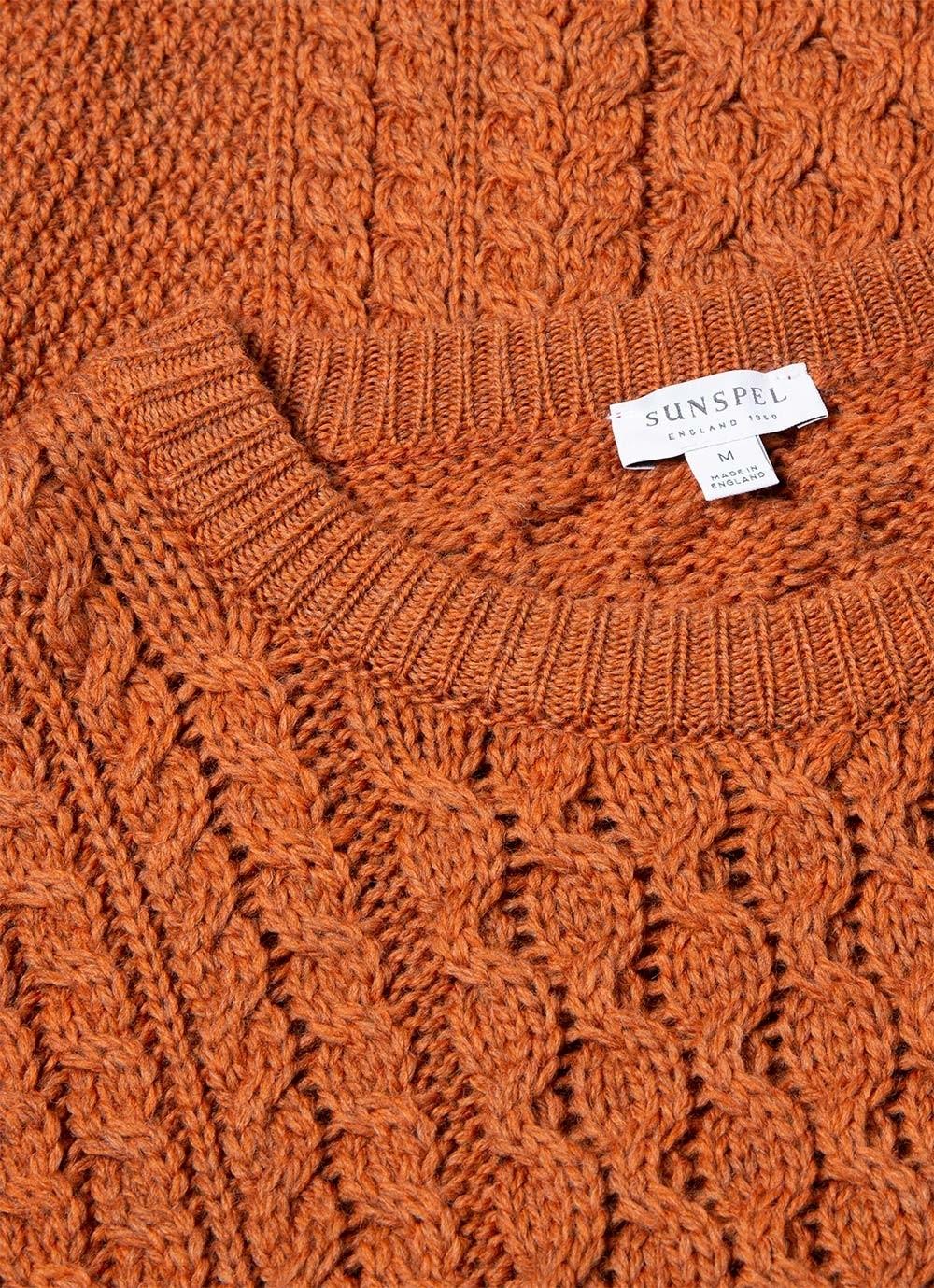 sunspel cable knit