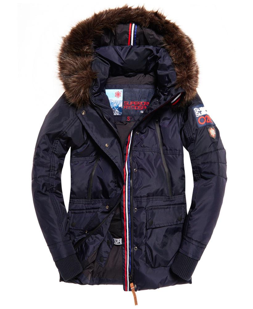 Lyst - Superdry Canadian Ski Parka Jacket in Blue