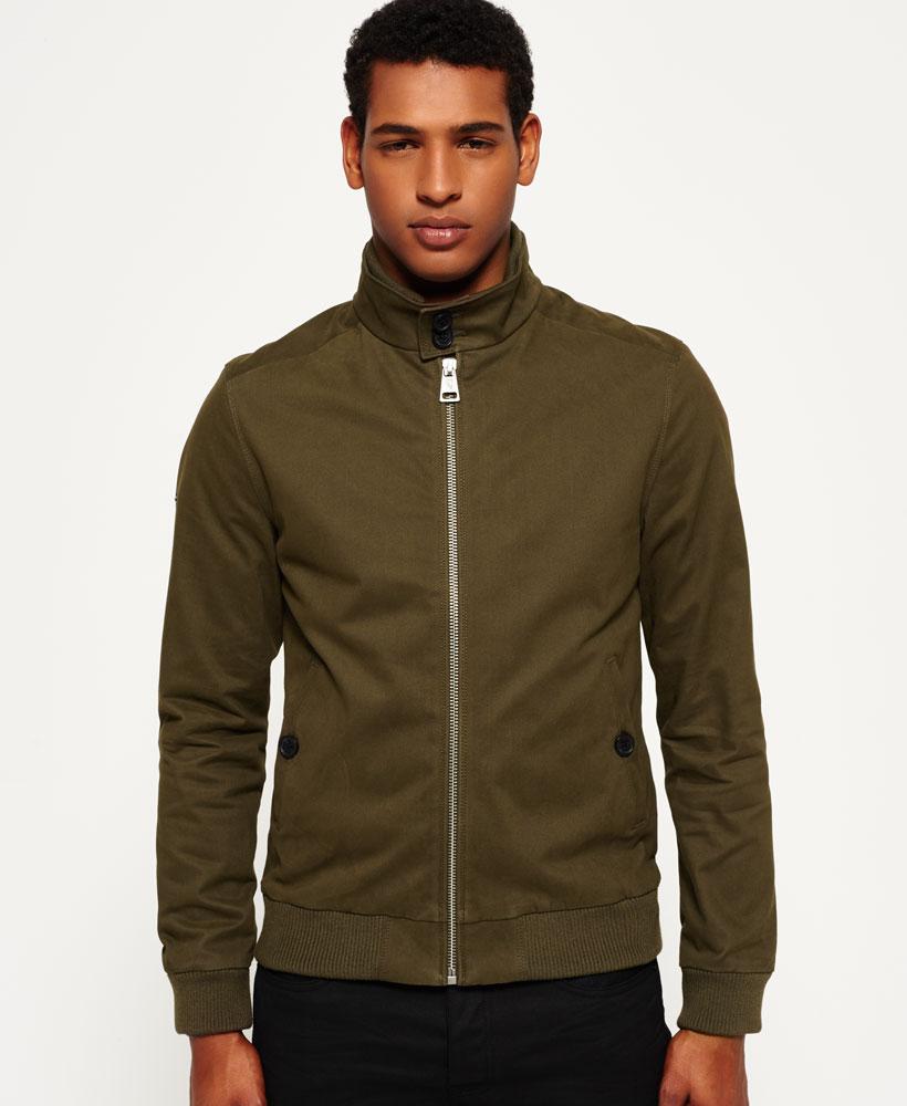 Download Superdry Leading Harrington Jacket in Green for Men | Lyst