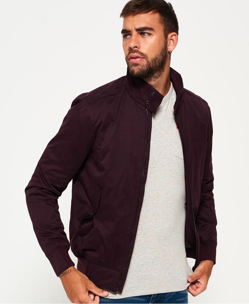 Download Superdry Nordic Harrington Jacket in Purple for Men - Lyst