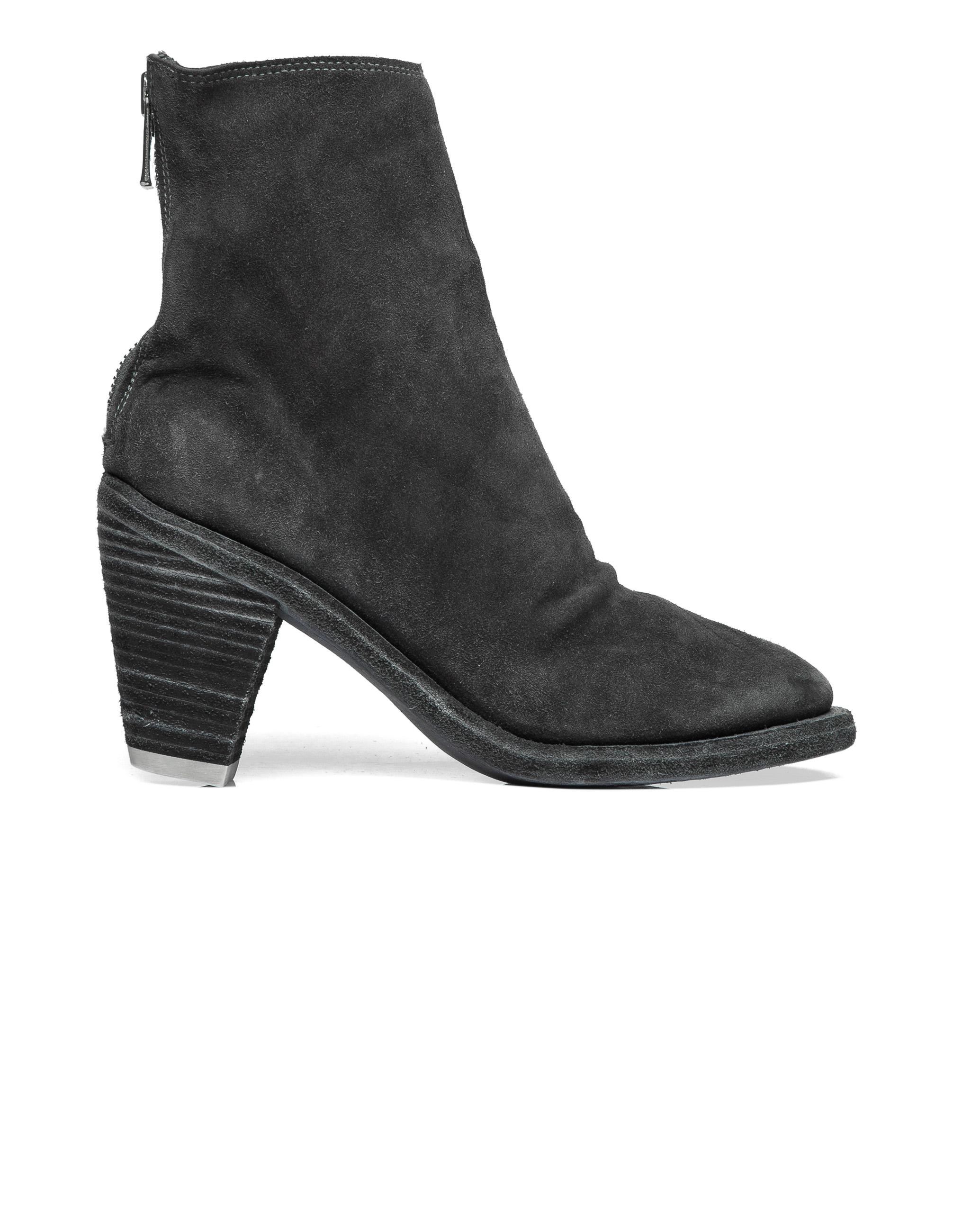Guidi Leather Ankle Boots in Gray Lyst