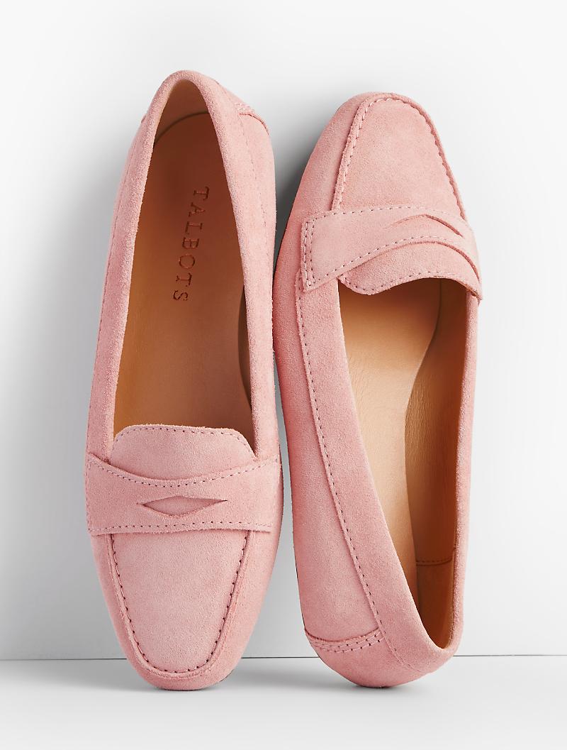 suede driving mocs womens