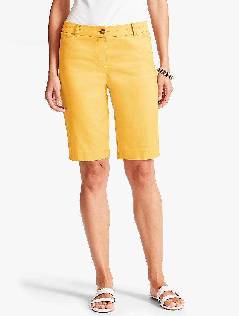 Lyst Talbots 10 1/2" Bermuda Short in Yellow Save 66