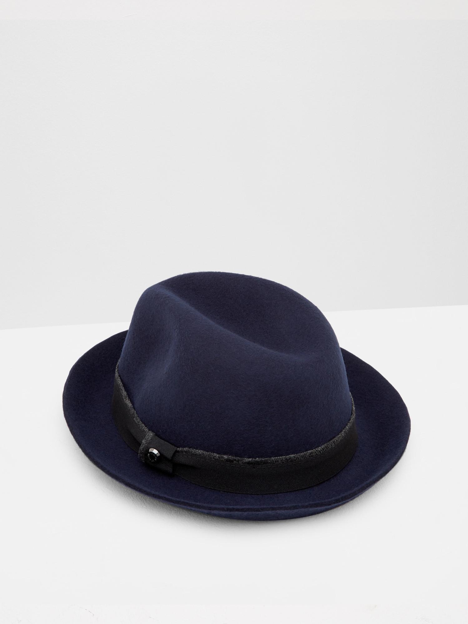 Lyst - Ted Baker Contrast Band Fedora Hat in Blue for Men