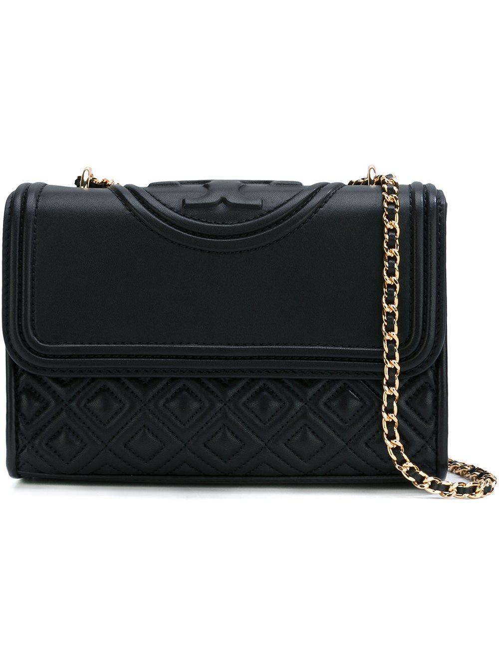 Lyst - Tory Burch 'fleming' Crossbody Bag in Black