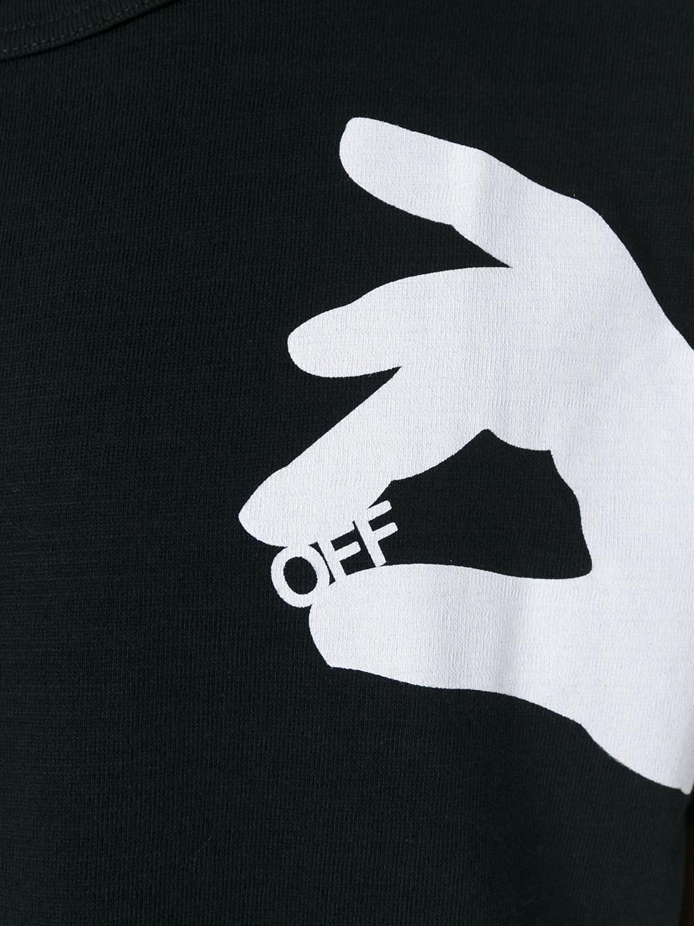 Off-white c/o virgil abloh Logo Print T-shirt in Black for Men | Lyst