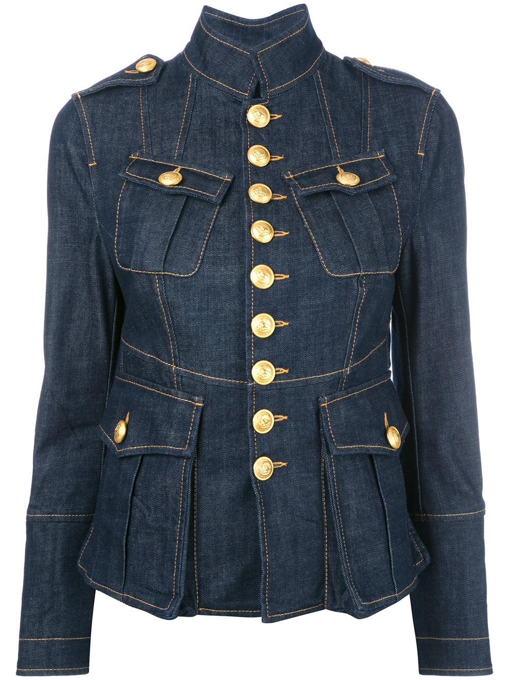 Lyst DSquared² Livery Tenant Military Jacket in Blue
