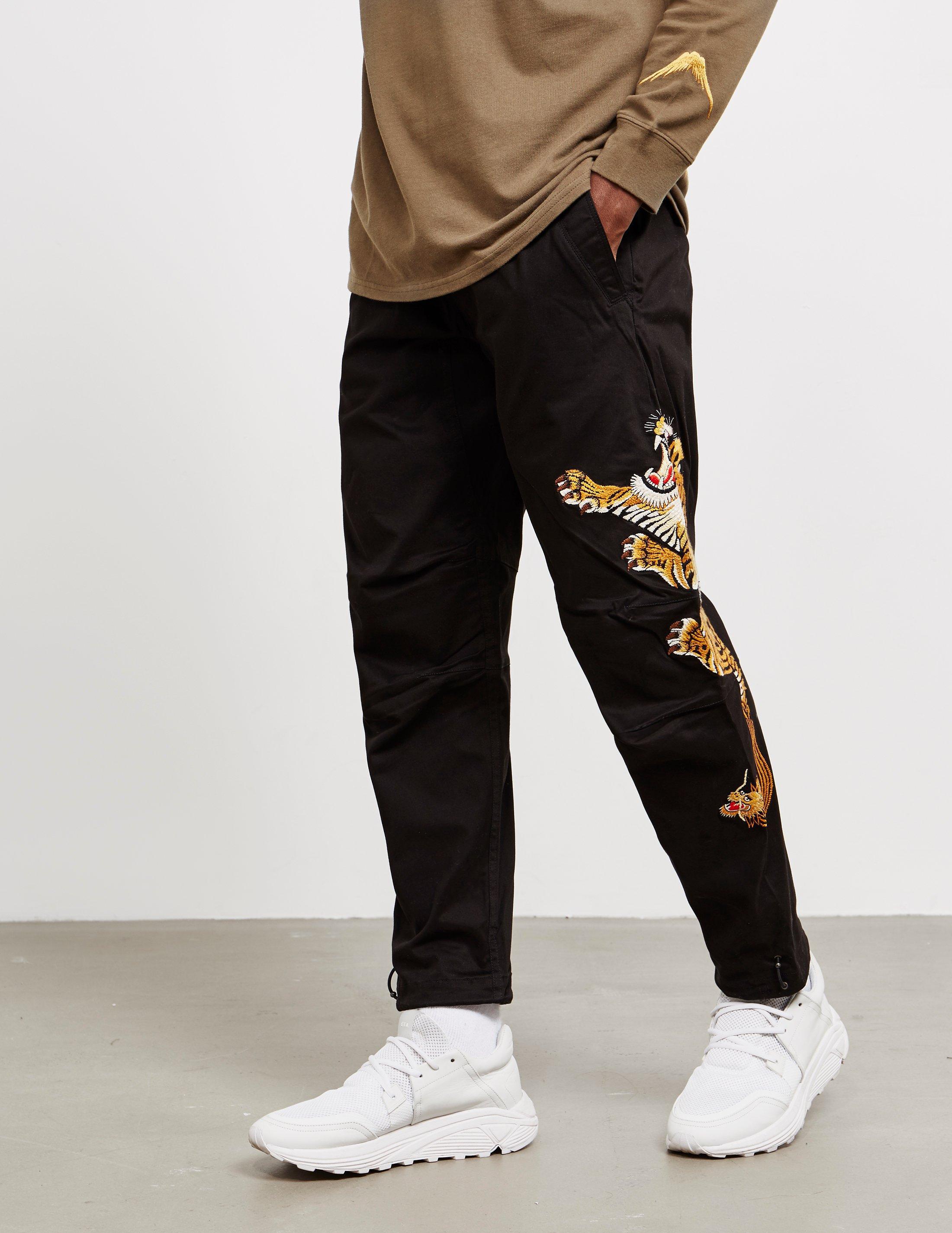 maharishi woven track pants