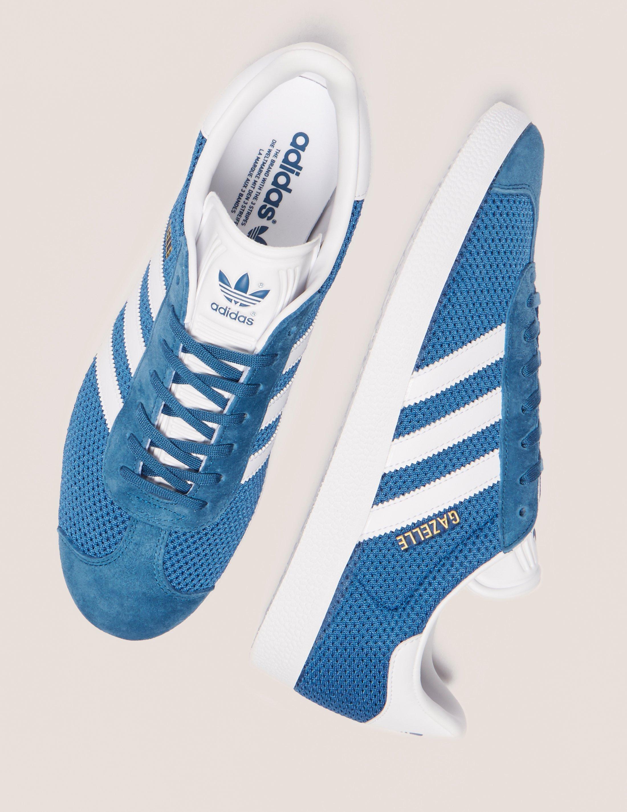 adidas gazelle men blue